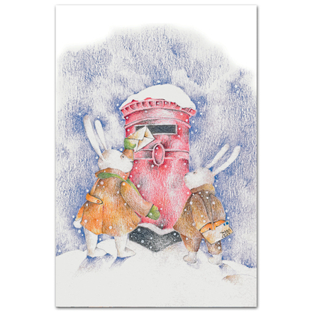 Зайцы и почтовый ящик