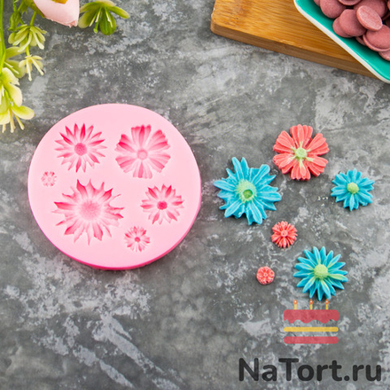 Силиконовый молд «Ромашки»
