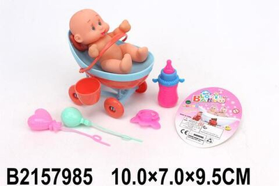 Пупс с аксесс., сетка LD3402D-16A