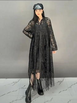 платье женское ажурное