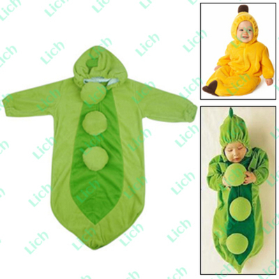 Конверт спальный для новорожденных в виде стручка гороха