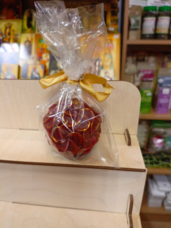 Свеча, цветочный шар, ручной работы