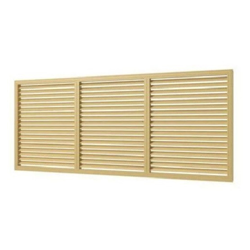 Решетка вентиляционная ПВХ для радиатора Era П60150Р 600х1500 мм бежевая