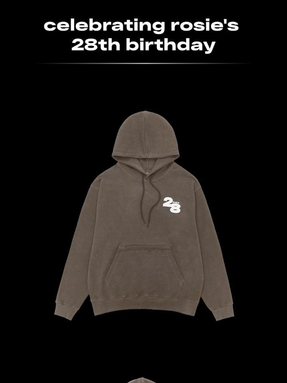 Альбом ROSE - SHE'S 28 Birthday MD HOODIE CHOCOLATE Version