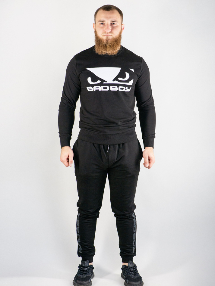 Свитшот мужской Bad Boy Energy черный/белый