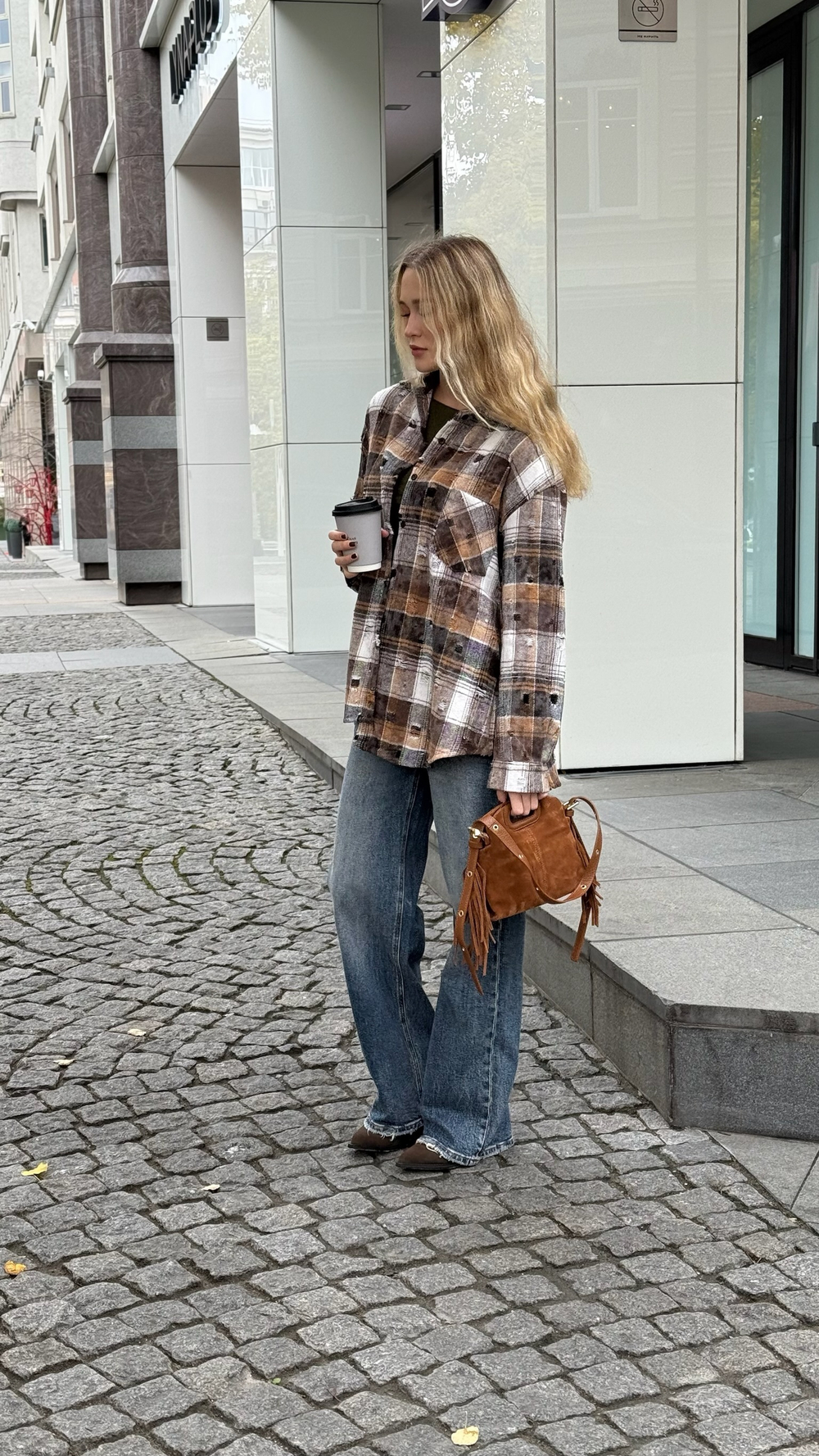 Рубашка в клетку Joleen