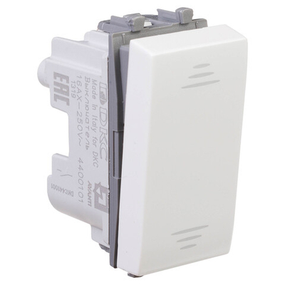 Выключатель модульный, "Avanti", "Белое облако", 1 модуль