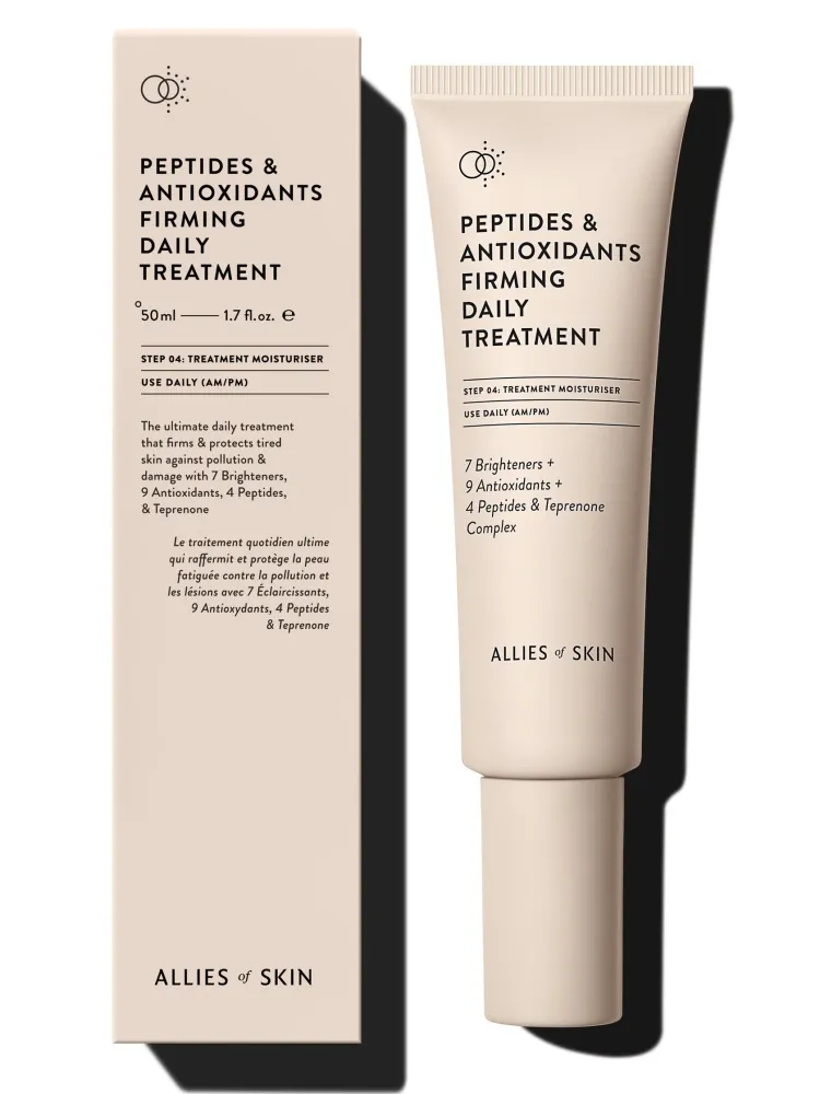 ALLIES OF SKIN Усиленный укрепляющий пептидный крем с антиоксидантами Peptides &amp; Antioxidants Advanced Firming Daily Treatment, 50 мл
