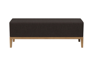 Банкетка Fjord 120 см (шоколад твид, бук)