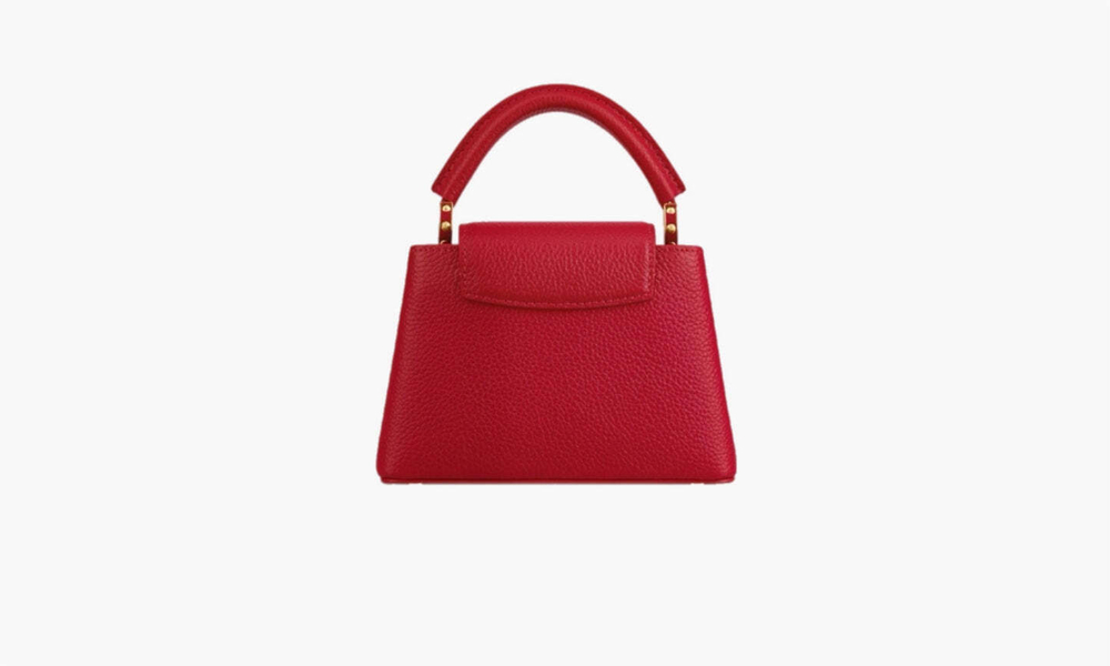 Сумка Louis Vuitton Capucines MINI Taurillion Leather "Scarlet"