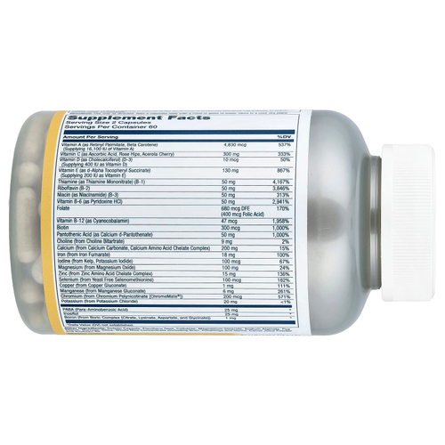 Solaray, Twice Daily, мультивитамины Multi Energy™, 120 капсул