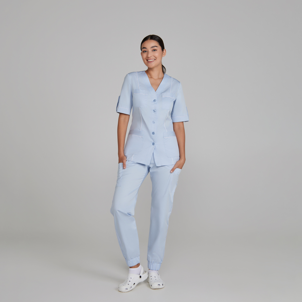 Медицинская женская блуза «Камелия» new