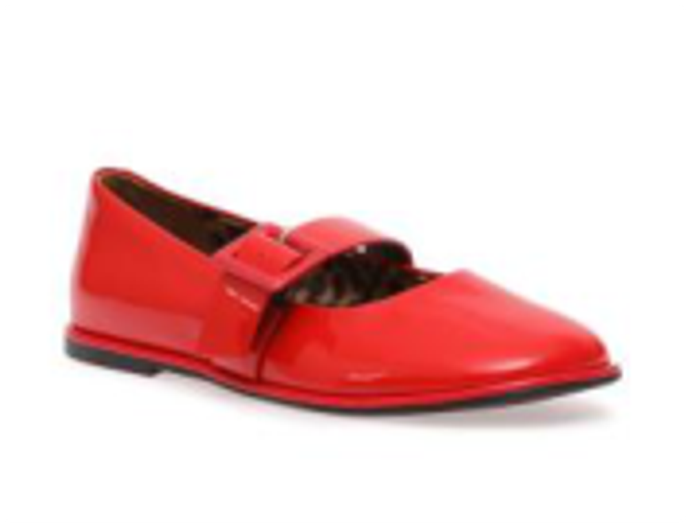 AE028_01LK-RD-V red-25L Женские балетки летние 