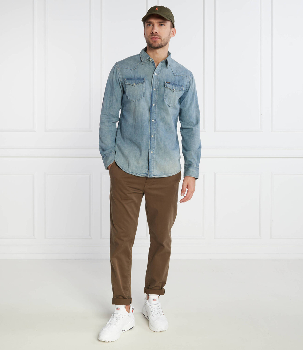 Рубашка POLO RALPH LAUREN - голубой(710703936)