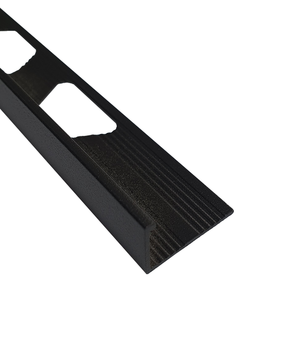 АП 10мм "DO-1" 2,7м Черный муар Г-об. полимер. алюм.