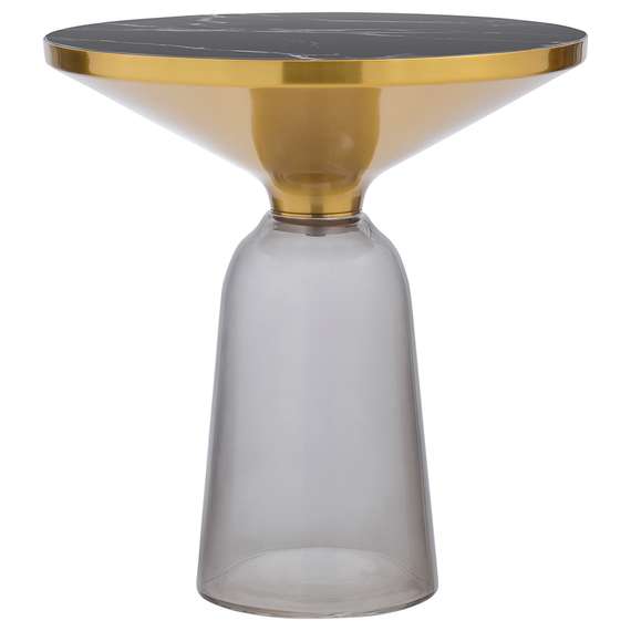 Журнальный столик Odd Ø50 см, мрамор/черный | Bergenson Bjorn | Купить в Hallberg.ru