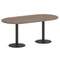 Onix Direct Стол овальный O.SPRG-3 Дуб Аризона/Металл Антрацит 1800*900*750