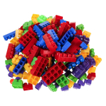 Пластмассовый игрушечный набор " Конструктор 200 деталей", пакет