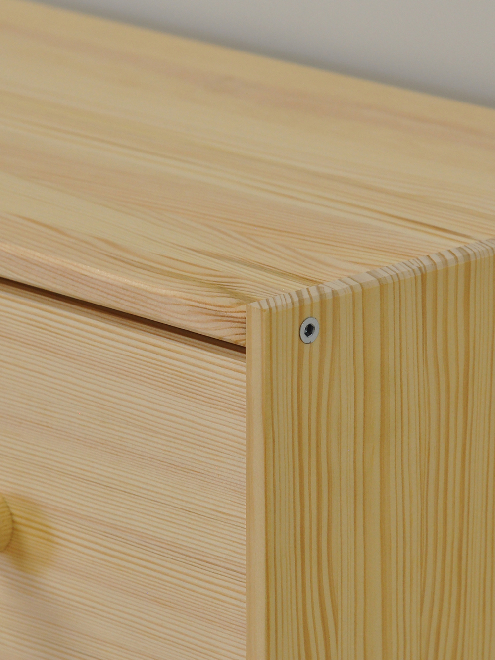 Комод 118х70х30 Раст, c 6 ящиками для одежды, деревянный широкий, массив сосны, натуральная отделка, IKEA