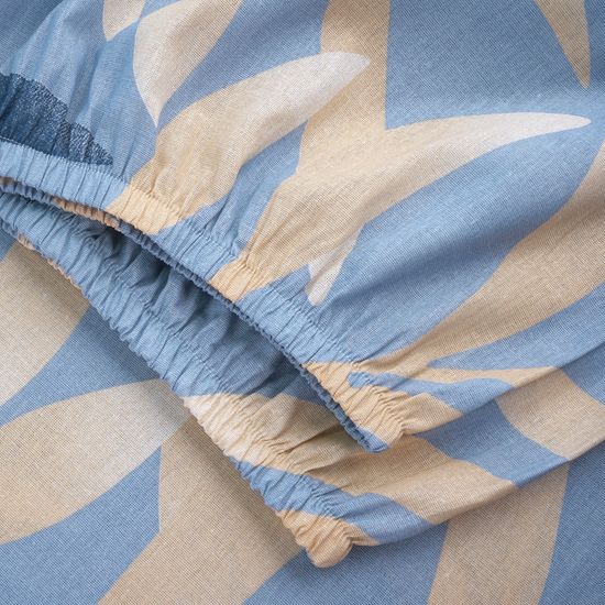 Простыня на резинке  Влада,  90x200х30 см. , бязь  DOMTEKC