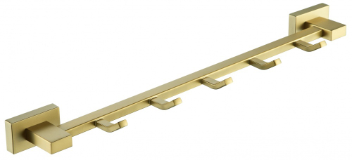 5016-S Вешалка для полотенца с 5-ю крючками (Мат. Золото) ViEiR  (30/1шт)