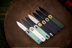 Нож Vosteed Corgi сталь 14C28N Stonewash рукоять Black Micarta