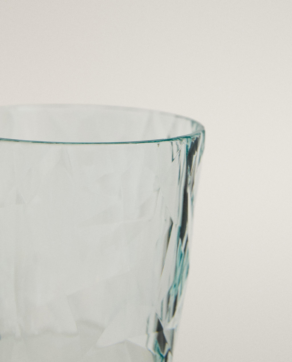 Zara Home бокал из пластика, цвет синий, 12 см
