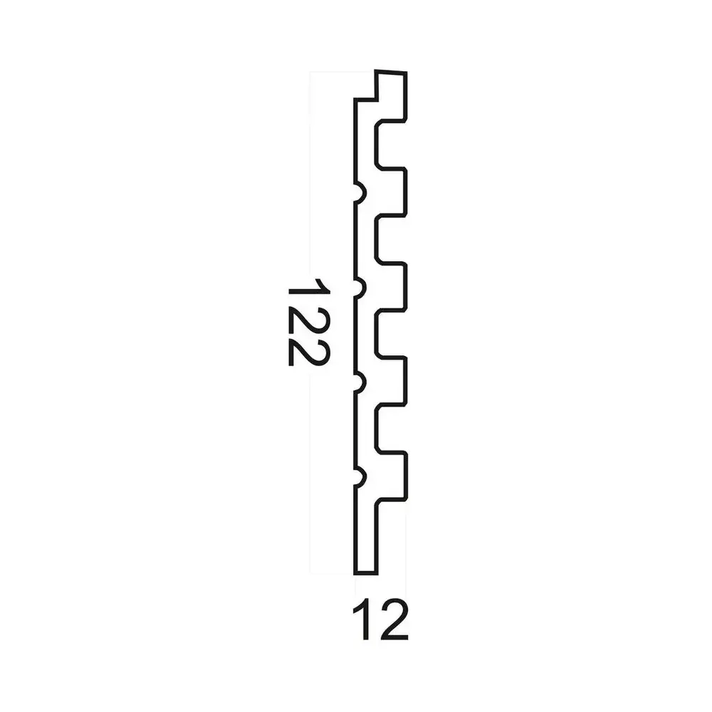 Декоративная панель Kr208SP-2/2.7