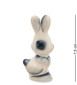 ГЛ- 827 Фигурка «Зайчонок» цв. (Гжельский фарфор)
