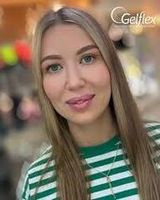 Оттеночные зеленые линзы Gelflex Sofclear ENHANCE на 1 месяц с диоптриями -1.0