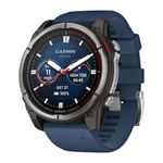 Спортивные часы Garmin quatix 8, AMOLED, 51 мм, силиконовый ремешок Безель из титана, AMOLED-дисплей с сапфировым стеклом. Ремешок с классической застёжкой — на запястье обхватом 127–210 мм