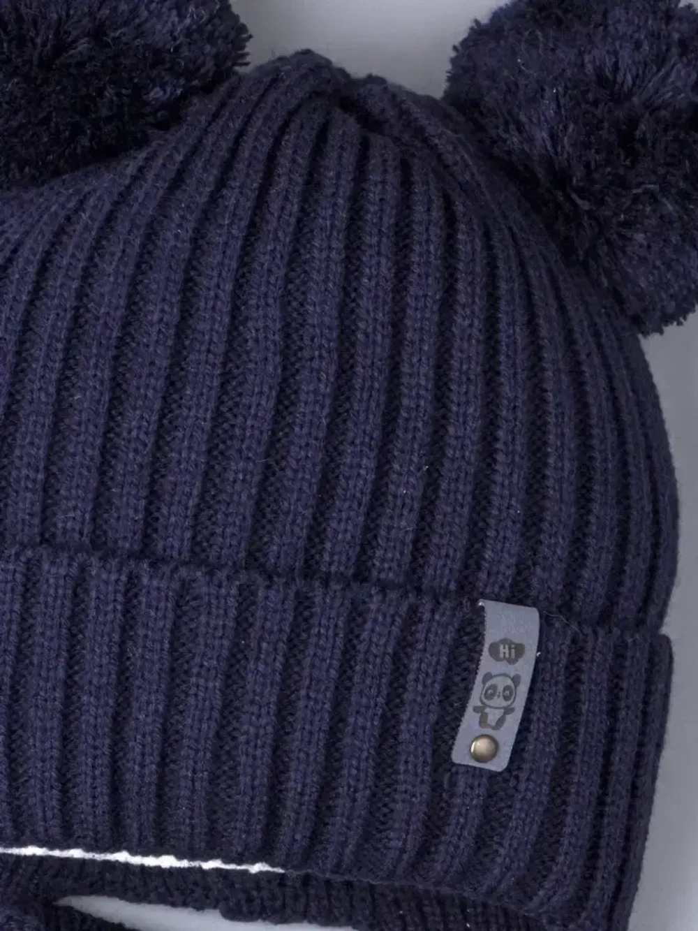 Шапка для мальчика со снудом осенняя