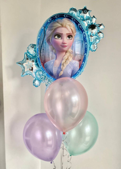 Воздушные шары для девочки Эльза, Холодное сердце, Зеркало №1391