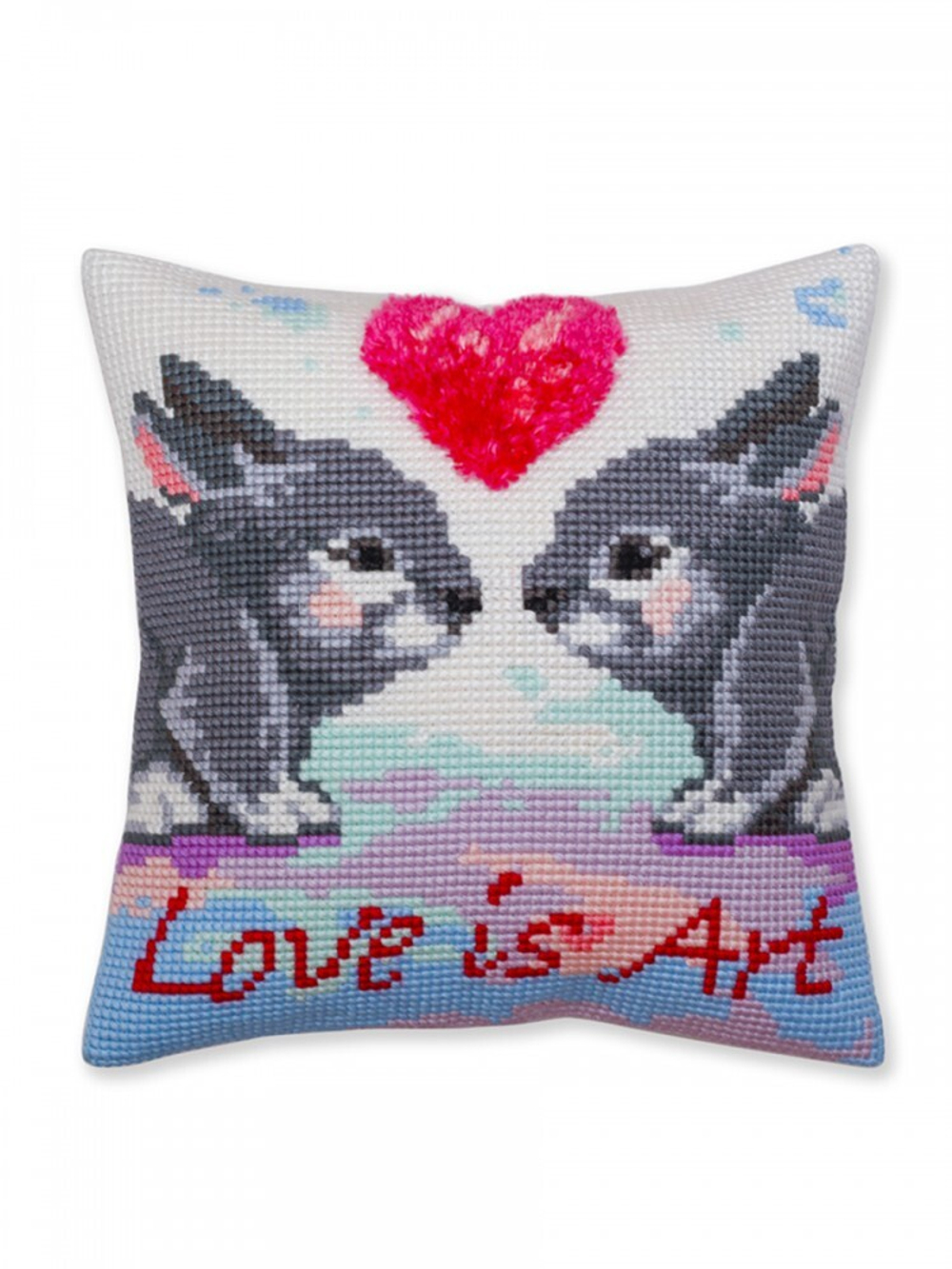 "Любовь это искусство"-5379  подушка