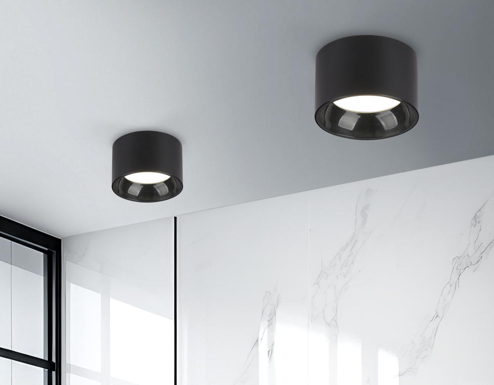 TN52894 SBK/GBK черный песок/черный глянец GX53 max 12W D97*60