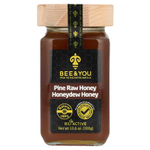 Bee & You, Pine Raw Honey, Honeydew Honey, 300 г (10,6 унции)