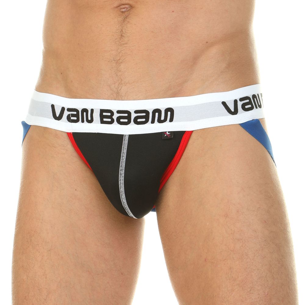 Мужские трусы джоки черные Van Baam 39824