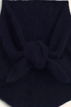 ZARA ШЕРСТЯНАЯ БАНДАНА - LİMİTED EDITION, ТЕМНО-СИНИЙ