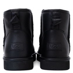 UGG Mens Classic Mini II Leather Black