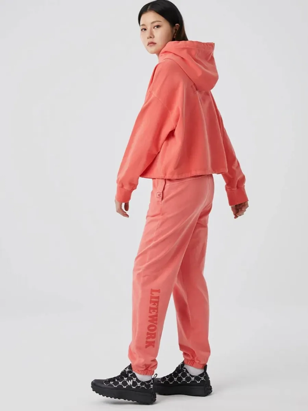 Брюки-джоггеры с принтом salt washing и эмблемой ladok