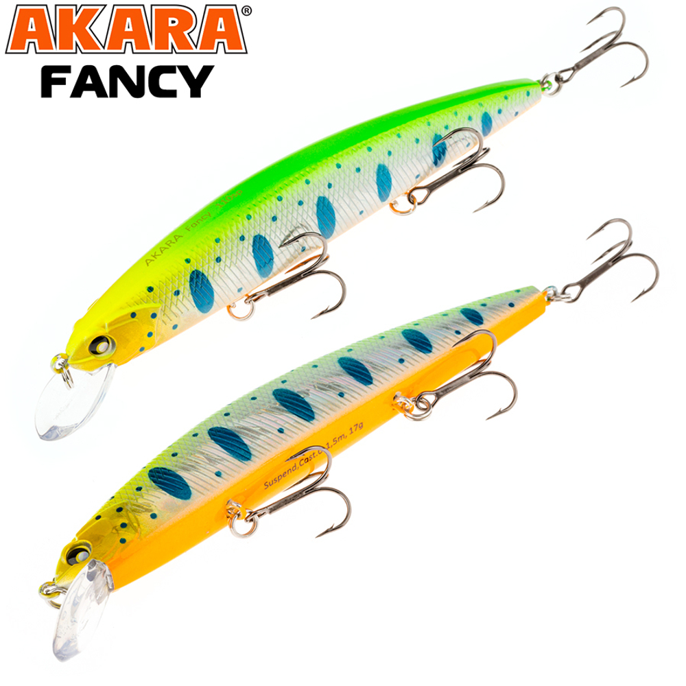 Воблер Akara Fancy 110SP 17 гр. (3/5 oz 4,3 in) A204
