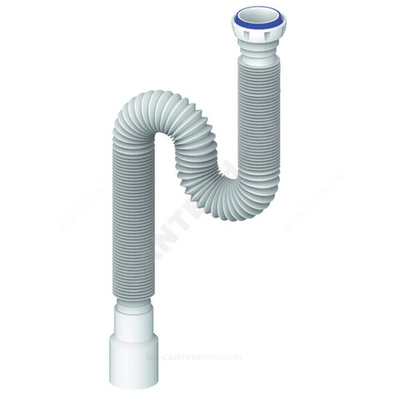 Гофра с гайкой 1 1/2"x40/50 L=480-1500мм Unicorn D155