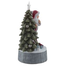 GAEM Фигурка декоративная с музыкой "Новый год" (3xLR44, прилаг.), L12 W11 H22,5 см, 2в.