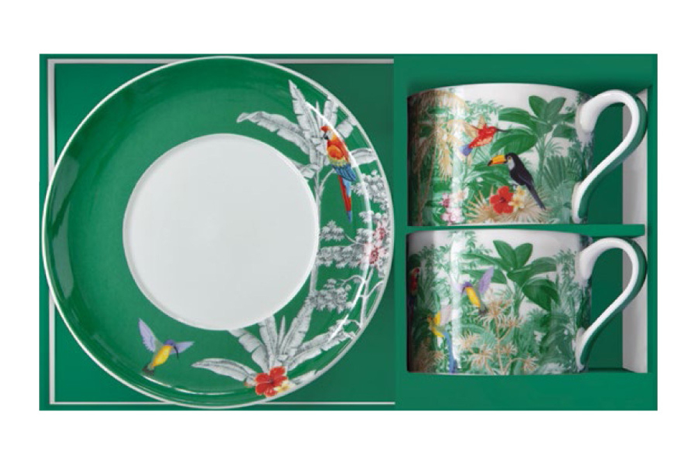 Набор из 2-х чашек с блюдцами 0.24л Easy Life Экзотический рай