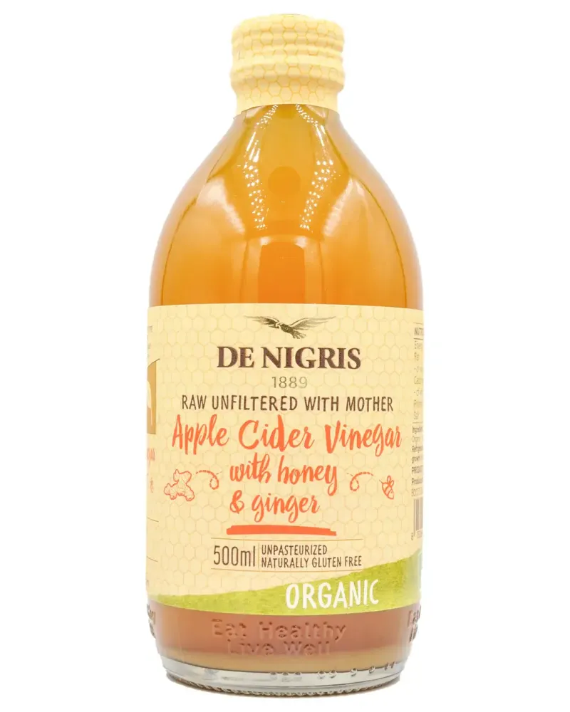 De Nigris Organic Apple Cider with Honey 500 ml | Яблочный уксус с мёдом