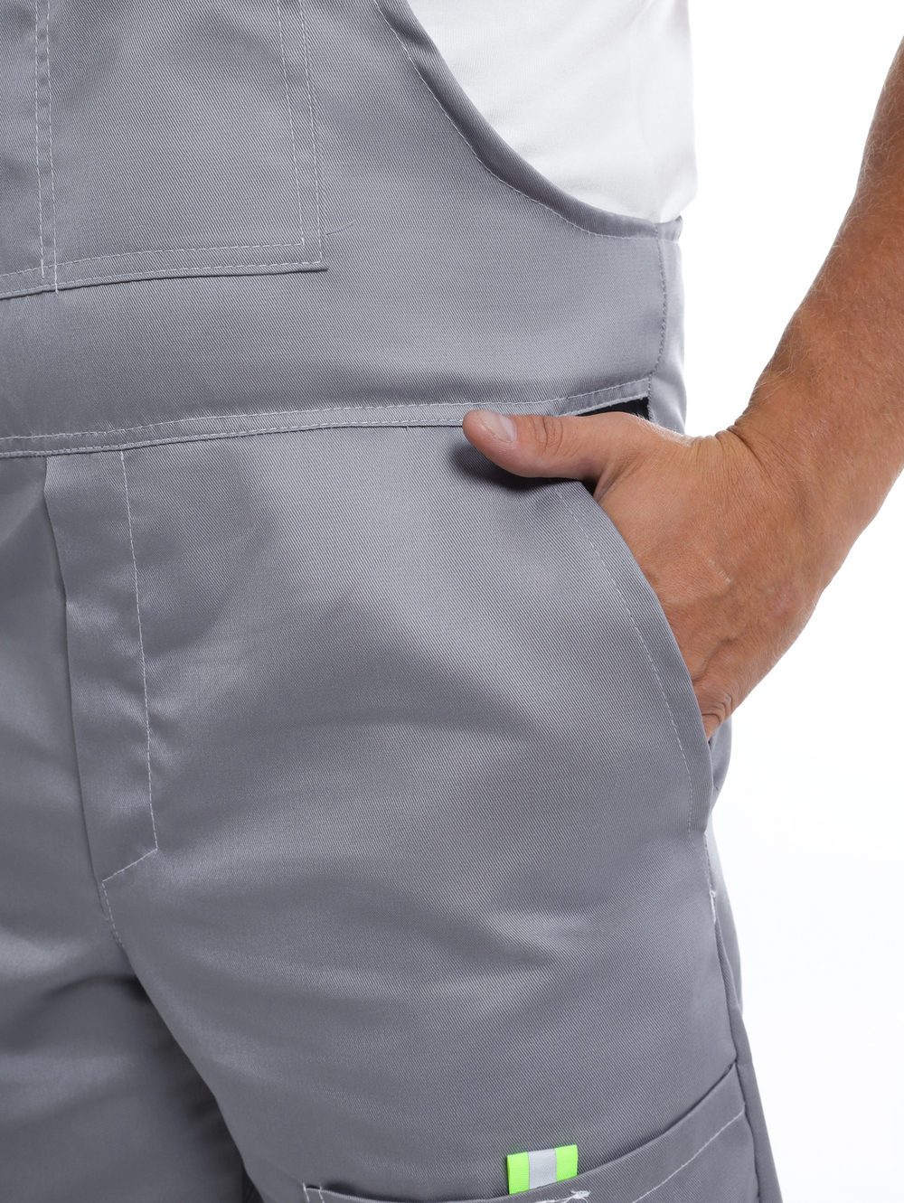 Костюм Nerss «Практик», куртка + полукомбинезон. Серый с черным