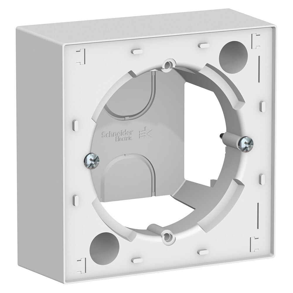 ATLASDESIGN КОРОБКА для наружного монтажа, БЕЛЫЙ ATN000100