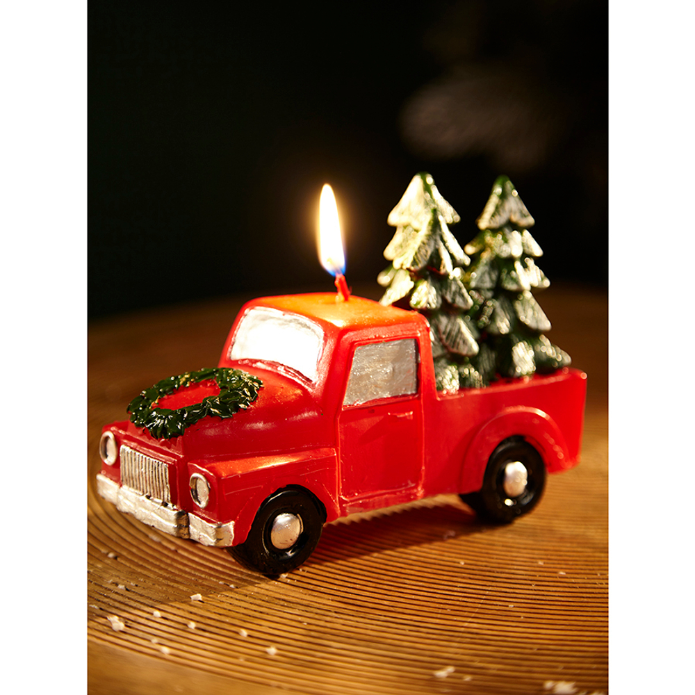 Свеча декоративная upcoming holidays из коллекции new year essential, 15 см