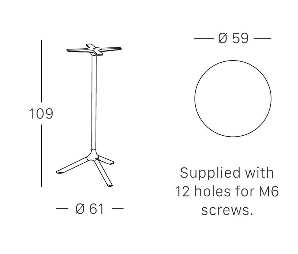 Стол ламинированный барный Scab Design Tripe, белый, состаренный дуб тортора