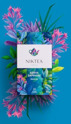Niktea Kenya Sapphire / Кения Сапфир, чай черный в пакетиках, 2 x 25 шт.